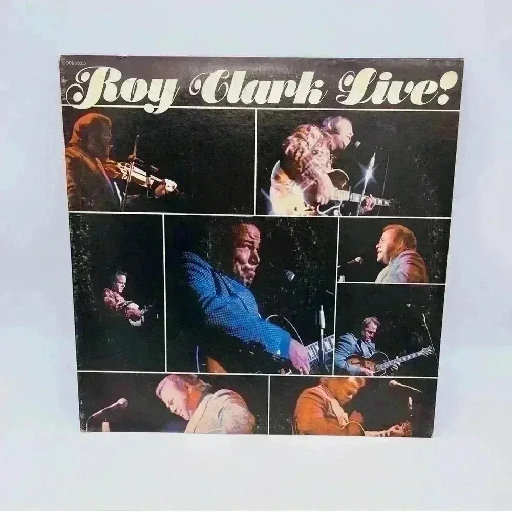 Vintage Vinyl Roy Clark LIVE! Album, 1972